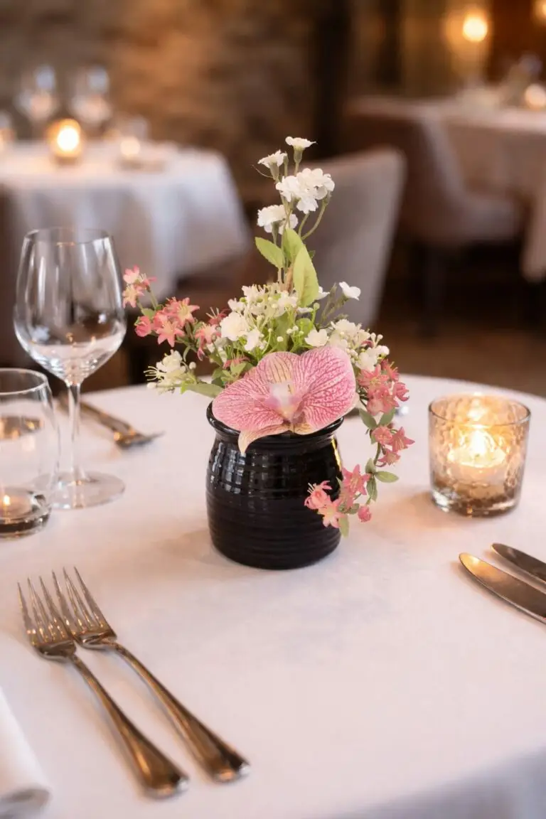 Décoration de table restaurant