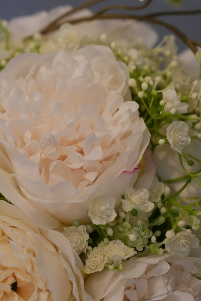 fleurs articielles pour bouquet de mariée