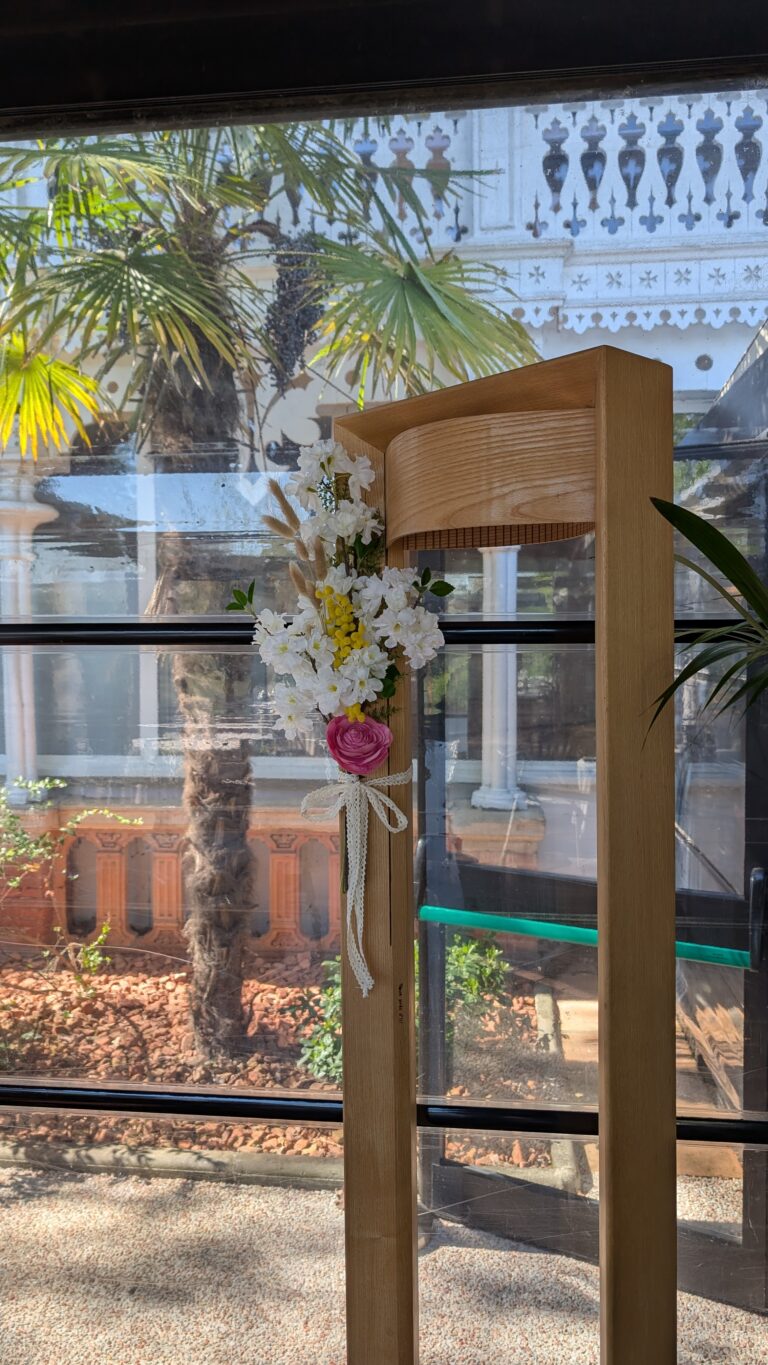 Suspension florale pour decorer restaurant