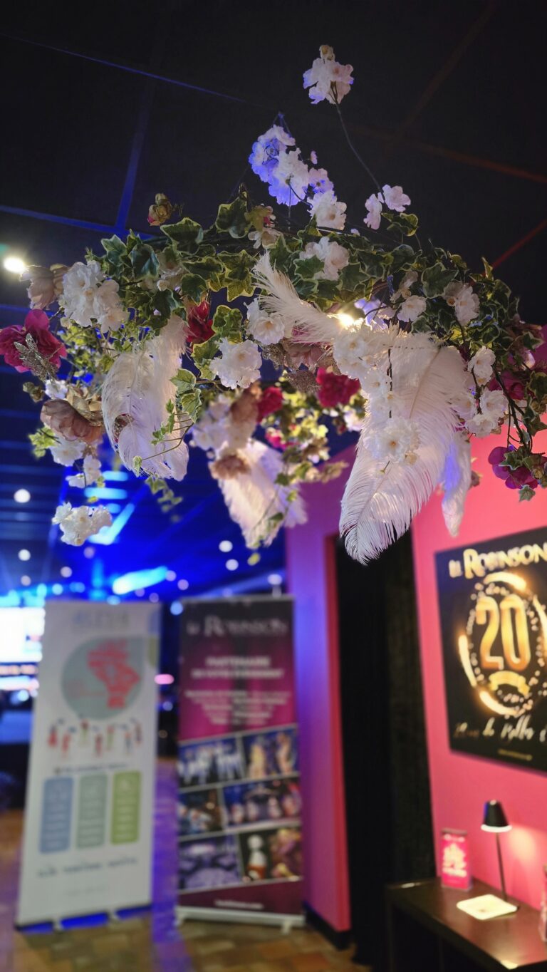 cabaret le robinson suspension florale
